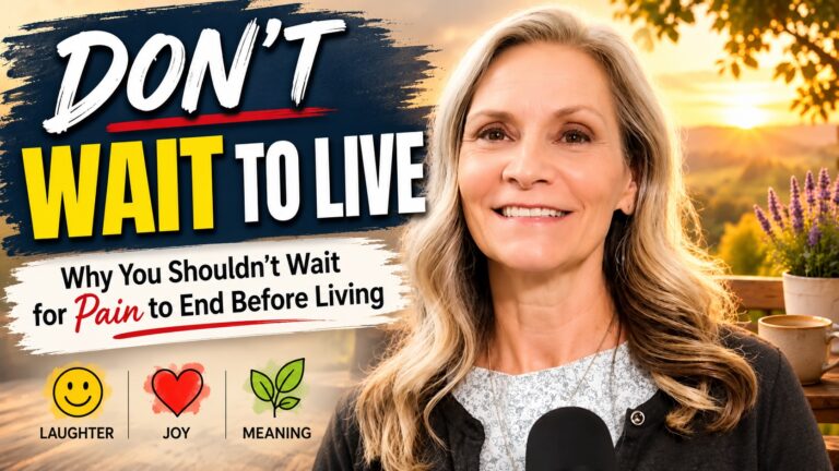 Debbie Murphy talking about finding joy while living with chronic pain