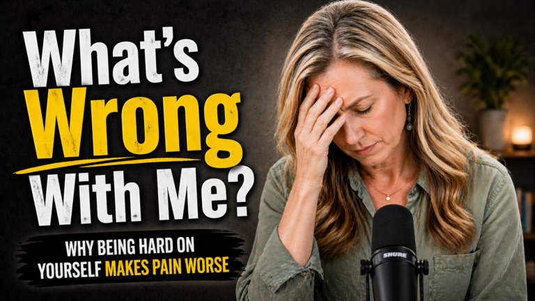 Debbie Murphy explaining self-compassion for chronic pain